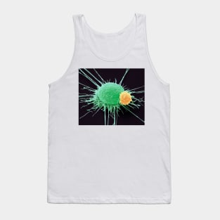 T lymphocyte and cancer cell, SEM (C022/6435) Tank Top